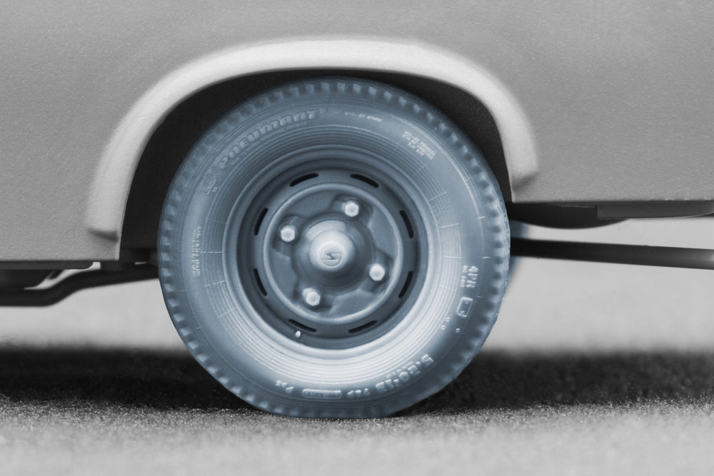 ScaleX Trabi 601 S Weighted Wheel Set For AK 1:35 Model Kits