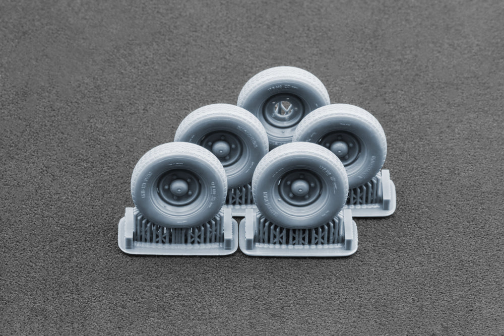 ScaleX Type HY Type Weighted Wheel Set For AK 1:35 Model Kits
