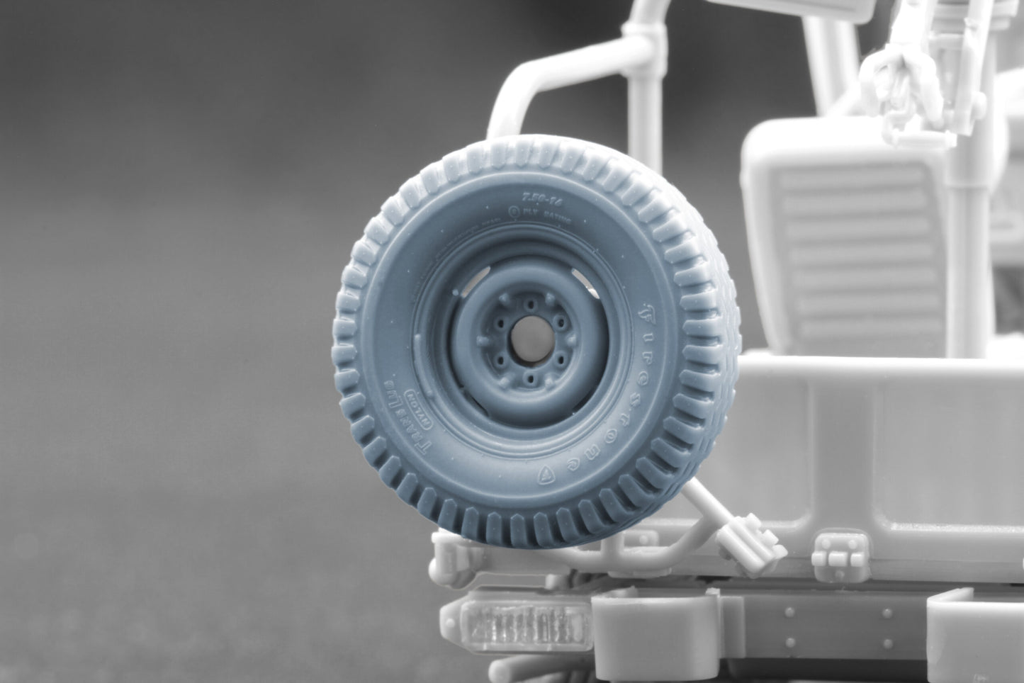 ScaleX FJ43 Pickup Ordinary Wheel Set For AK 1:35 Model Kits