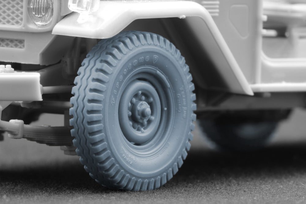ScaleX FJ43 Pickup Ordinary Wheel Set For AK 1:35 Model Kits