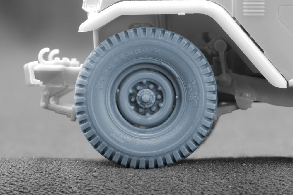 ScaleX FJ43 Pickup Ordinary Wheel Set For AK 1:35 Model Kits