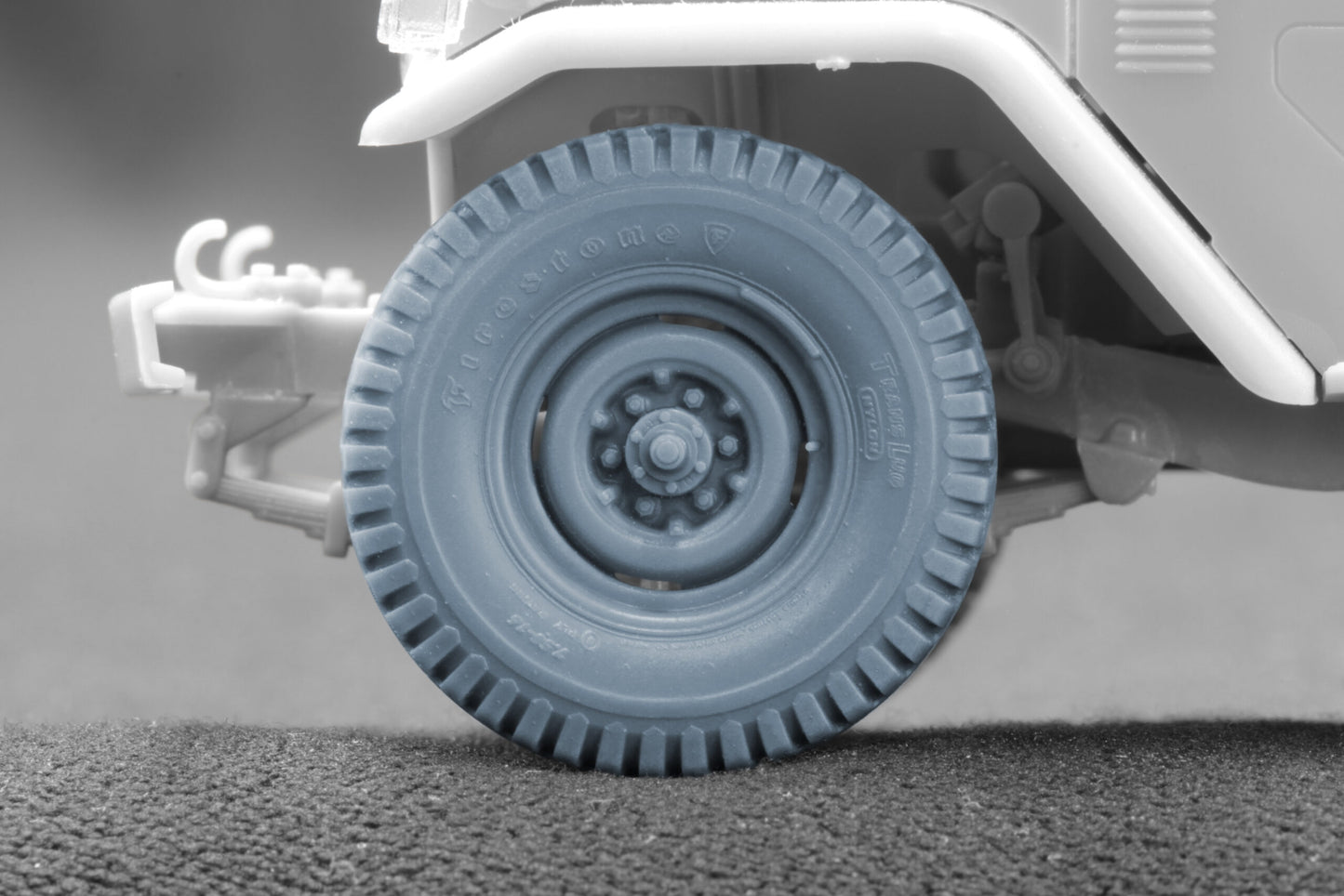 ScaleX FJ43 Pickup Ordinary Wheel Set For AK 1:35 Model Kits