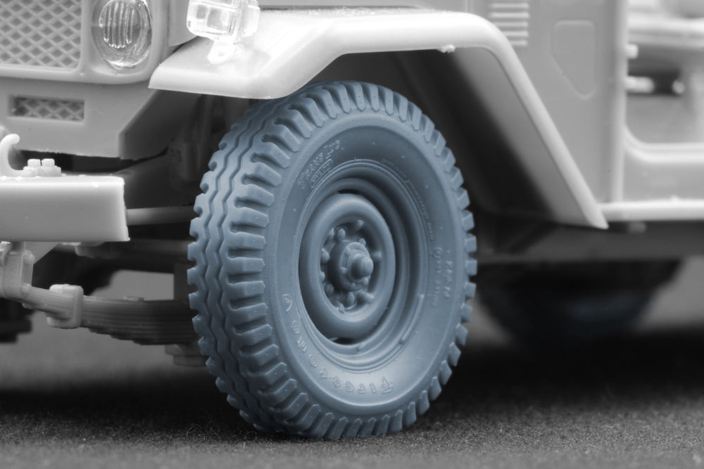 ScaleX FJ43 Pickup Weighted Wheel Set For AK 1:35 Model Kits