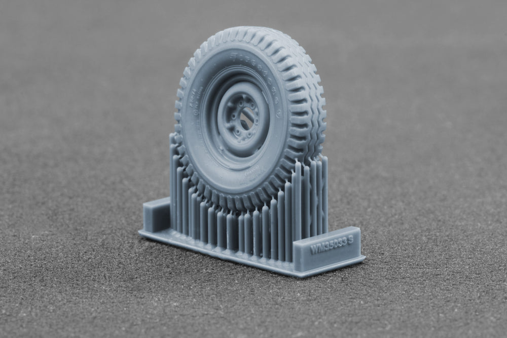 ScaleX FJ43 Pickup Weighted Wheel Set For AK 1:35 Model Kits