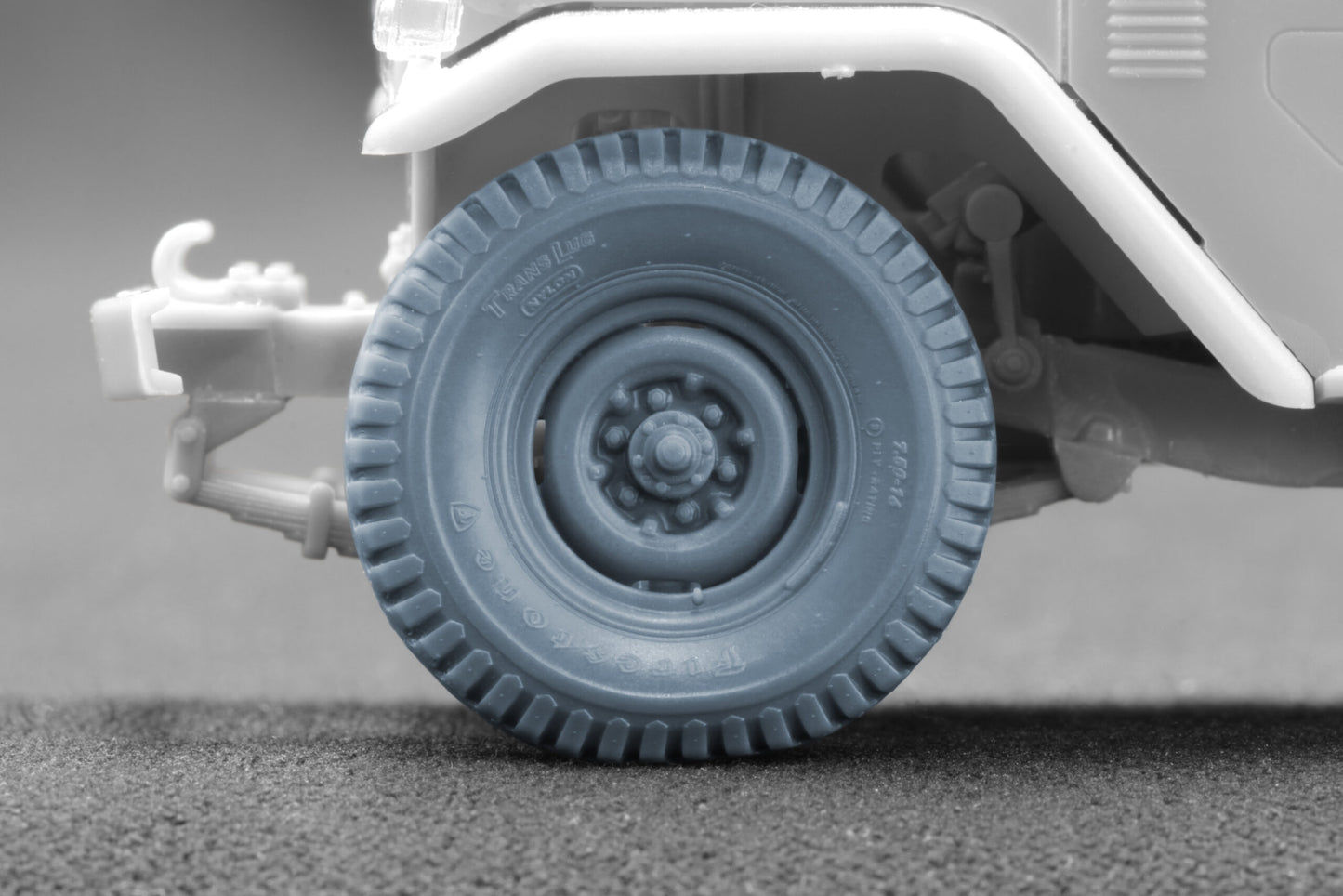 ScaleX FJ43 Pickup Weighted Wheel Set For AK 1:35 Model Kits