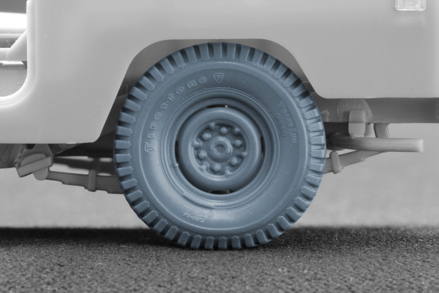 ScaleX FJ43 Pickup Weighted Wheel Set For AK 1:35 Model Kits