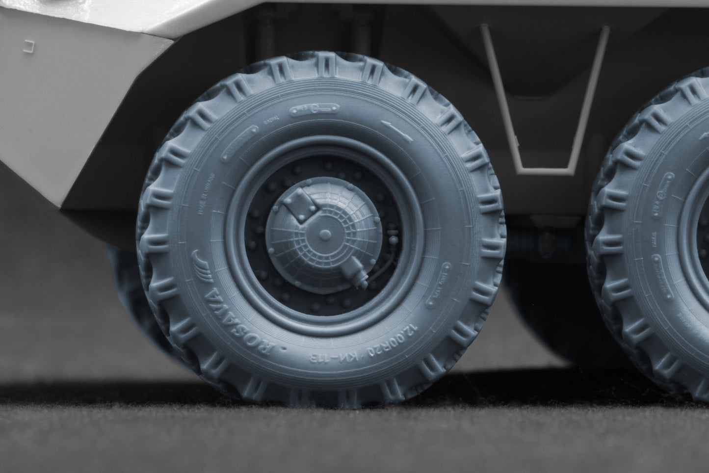 ScaleX BTR-80 APC "KI-113" Weighted Wheel Set 1:35 For Trumpeter 1:35 Model Kits