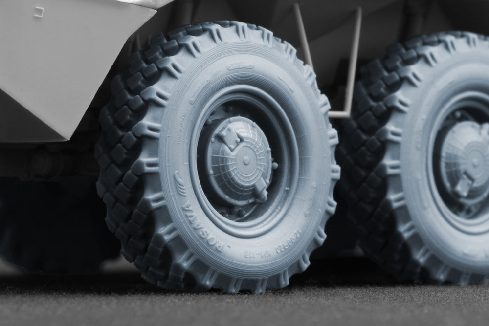 ScaleX BTR-80 APC "KI-113" Weighted Wheel Set 1:35 For Trumpeter 1:35 Model Kits