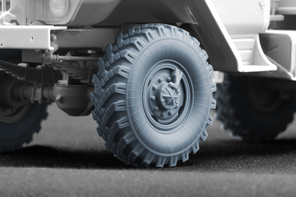 ScaleX URAL-4320 "_I-25" Ordinary Wheel Set For Trumpeter 1:35 Model Kits