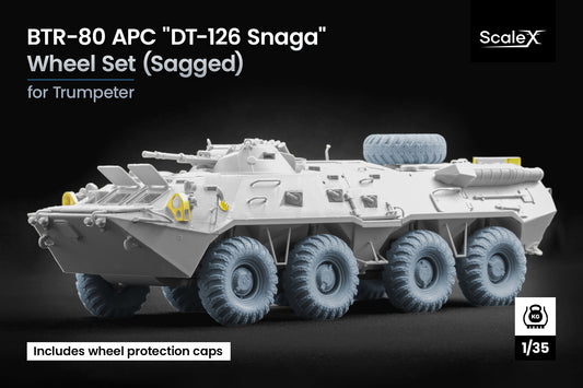 ScaleX BTR-80 APC Weighted sheel "DT-126" set For Trumpeter 1:35 Model Kits