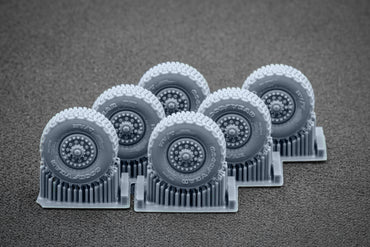ScaleX HIMARS Ordinary Wheel Set For Meng Foreart 1:72 Model Kits