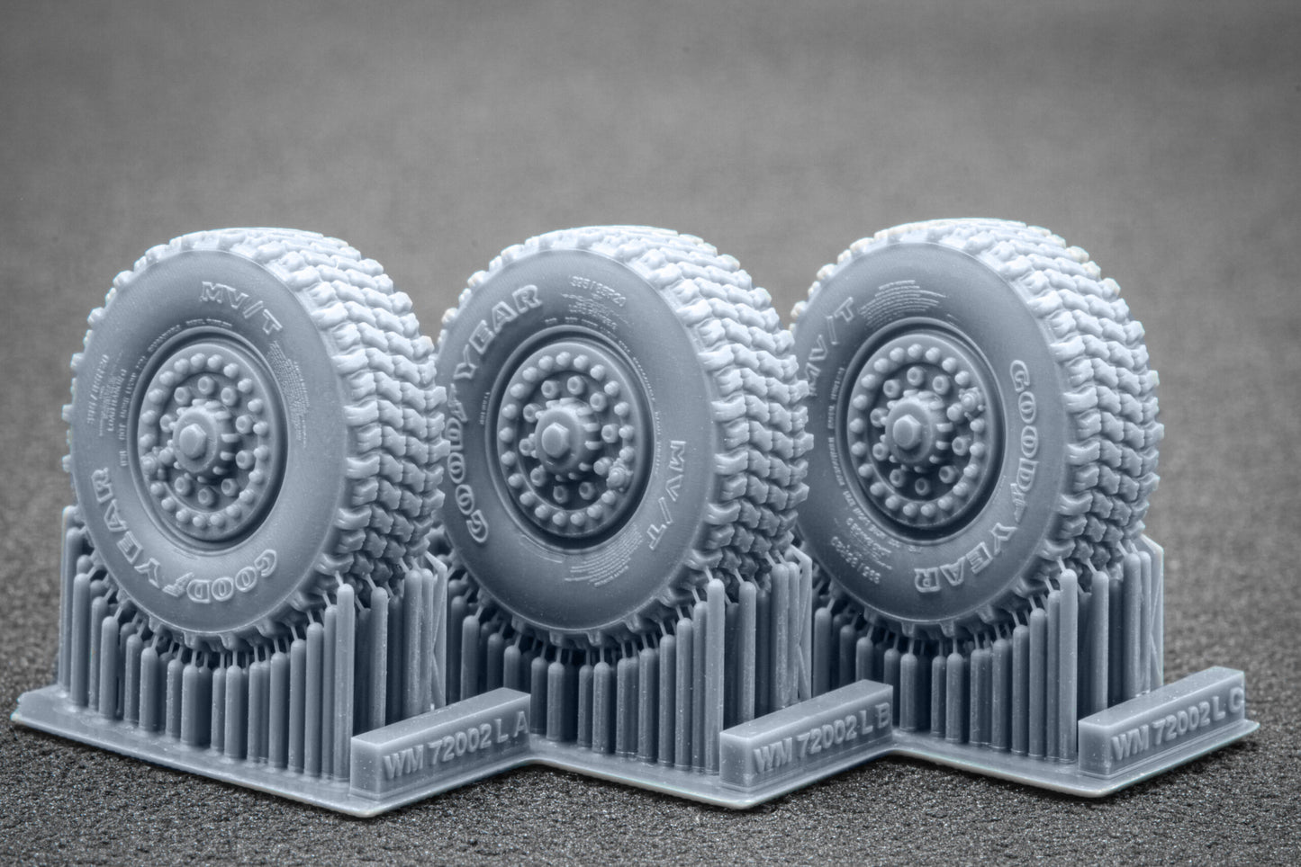 ScaleX HIMARS Weighted Wheel Set For Meng Foreart 1:72 Model Kits