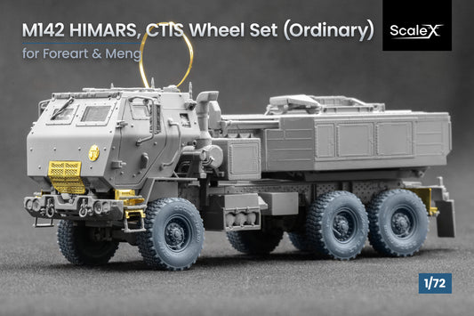 ScaleX HIMARS CTIS Ordinary Wheel Set For Meng Foreart 1:72 Model Kits
