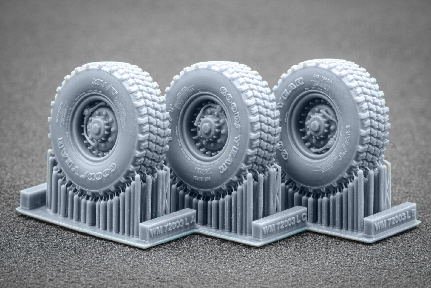 ScaleX HIMARS CTIS Ordinary Wheel Set For Meng Foreart 1:72 Model Kits
