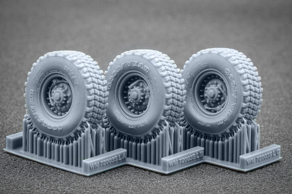 ScaleX HIMARS CTIS Weighted Wheel Set For Meng Foreart 1:72 Model Kits