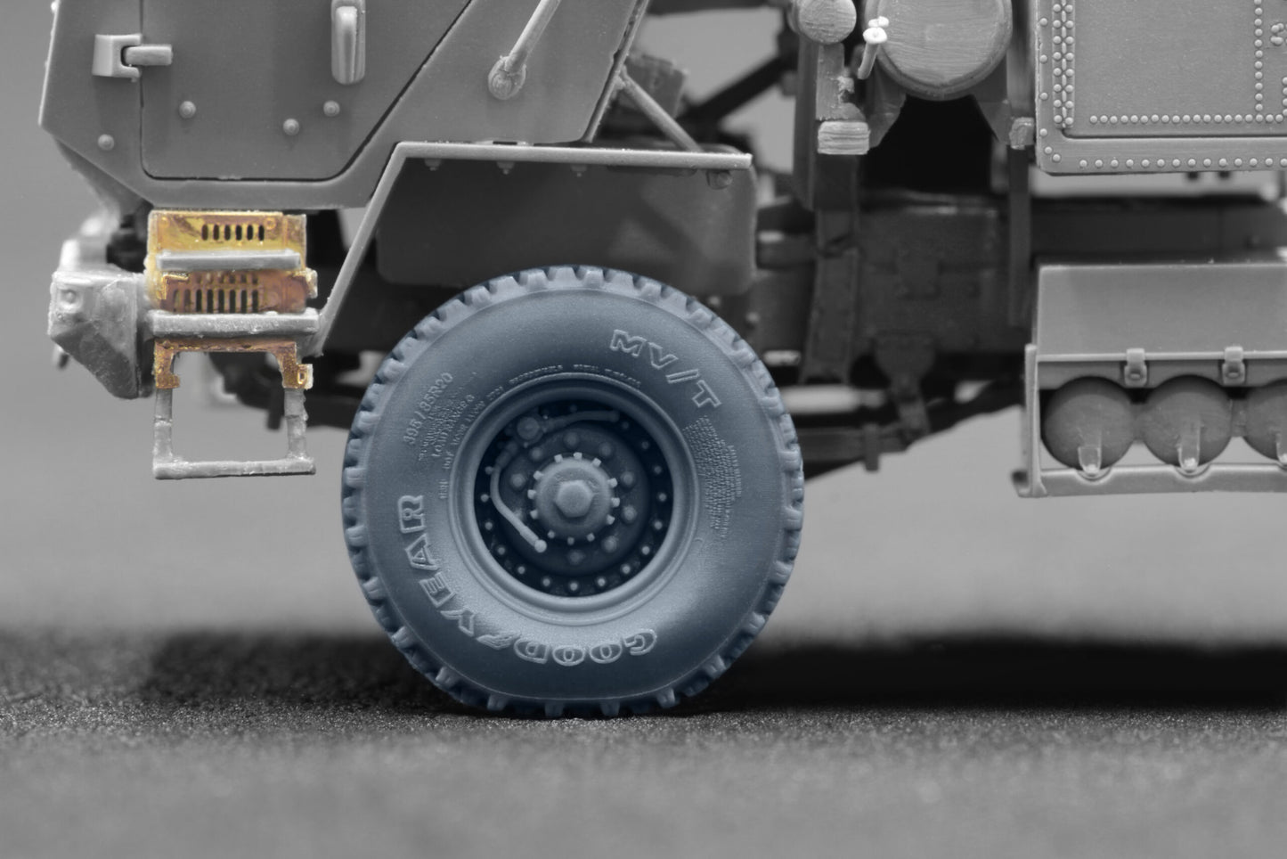 ScaleX HIMARS CTIS Weighted Wheel Set For Meng Foreart 1:72 Model Kits