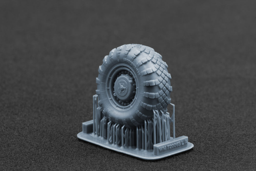 ScaleX MAZ 543/MAZ-7310 V-203 Weighted Wheel Set For Hobby Boss Revell 1:72 Model Kits