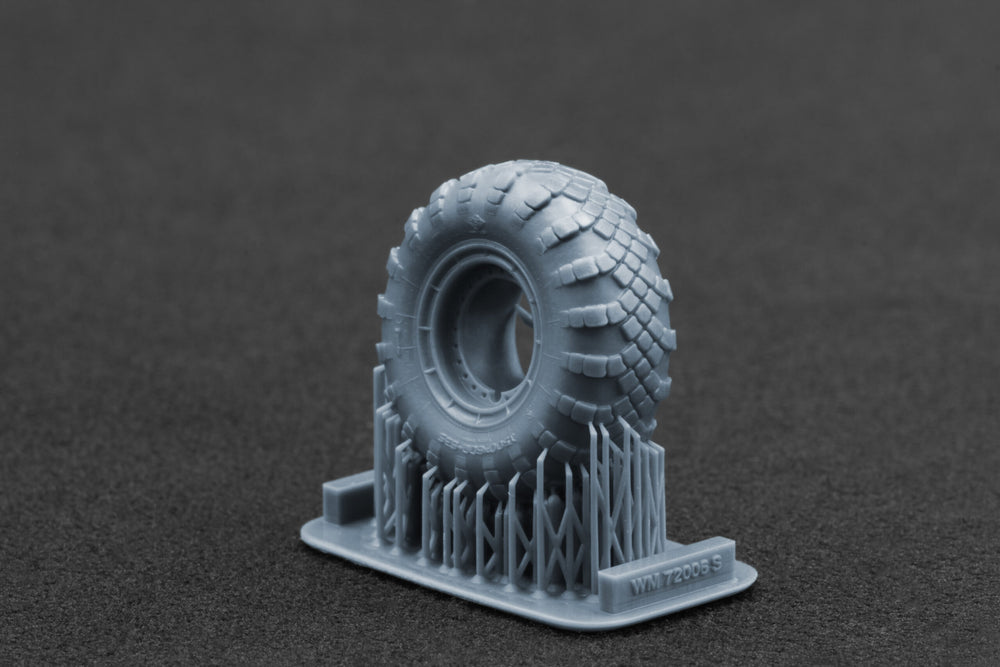ScaleX MAZ 543/MAZ-7310 V-203 Weighted Wheel Set For Hobby Boss Revell 1:72 Model Kits