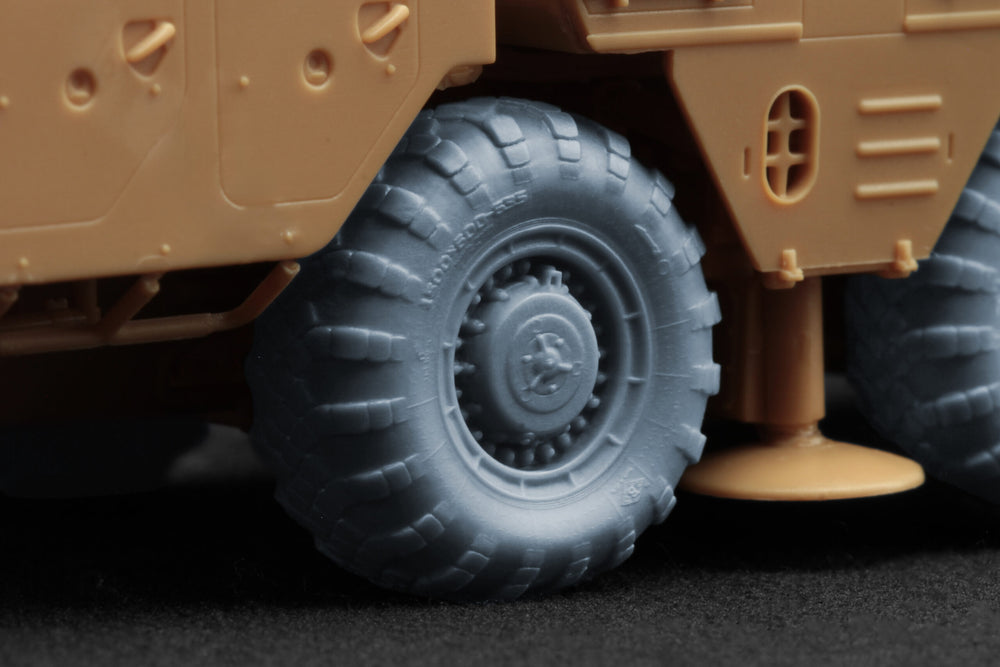 ScaleX MAZ 543/MAZ-7310 V-203 Weighted Wheel Set For Hobby Boss Revell 1:72 Model Kits