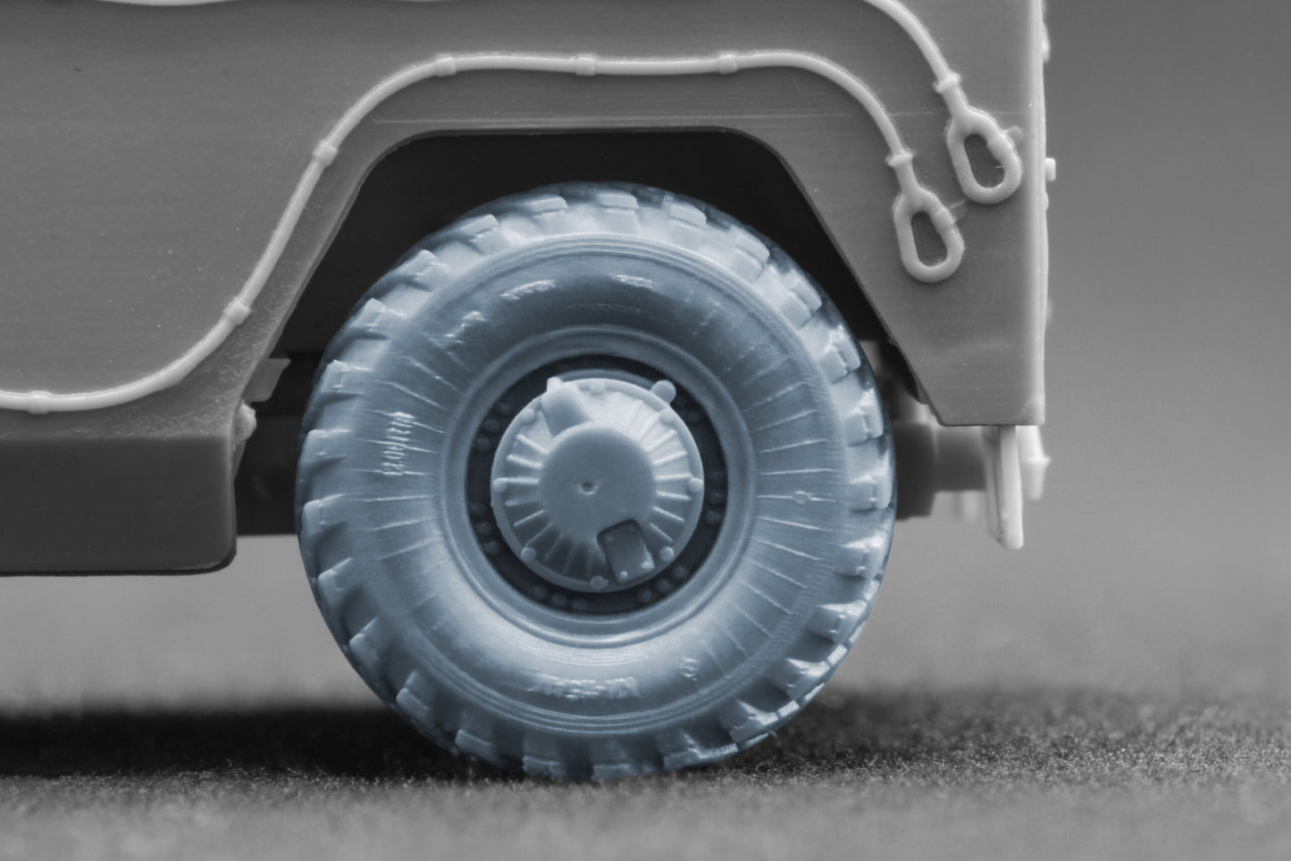 ScaleX GAZ Tiger Ordinary Wheel Set For ACE 1:72 Model Kits