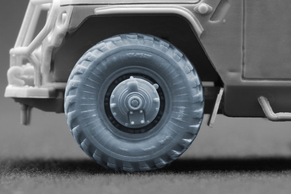 ScaleX GAZ Tiger Ordinary Wheel Set For ACE 1:72 Model Kits