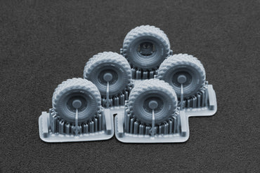 ScaleX GAZ Tiger Ordinary Wheel Set For ACE 1:72 Model Kits