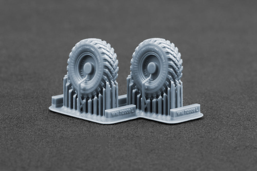 ScaleX GAZ Tiger Ordinary Wheel Set For ACE 1:72 Model Kits