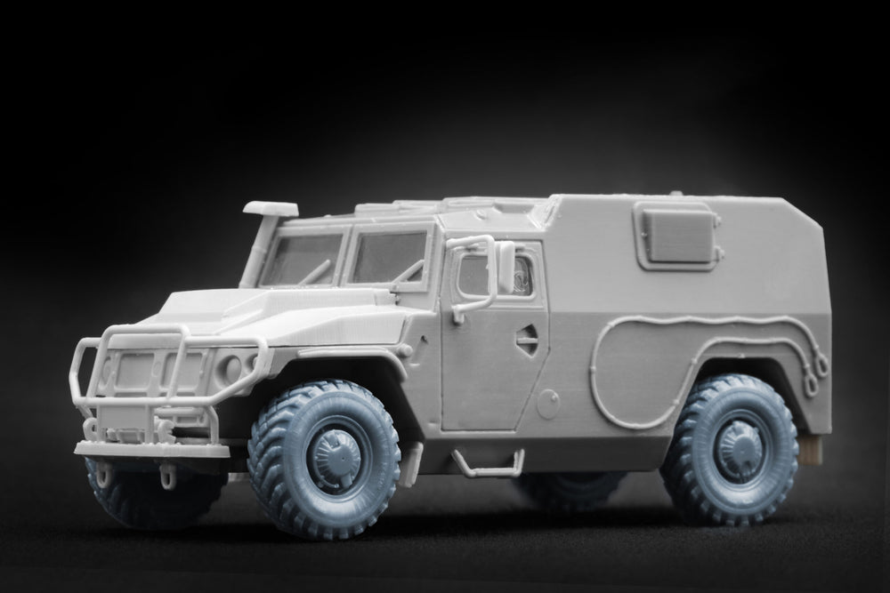 ScaleX GAZ Tiger Ordinary Wheel Set For ACE 1:72 Model Kits