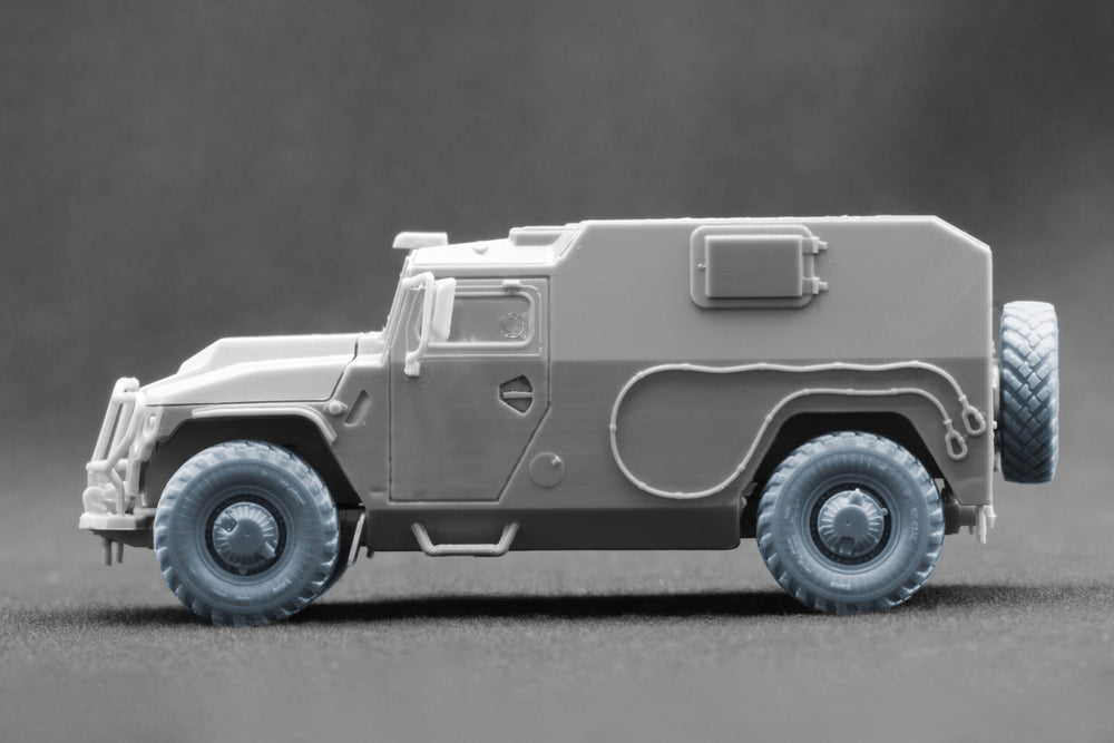 ScaleX GAZ Tiger Ordinary Wheel Set For ACE 1:72 Model Kits