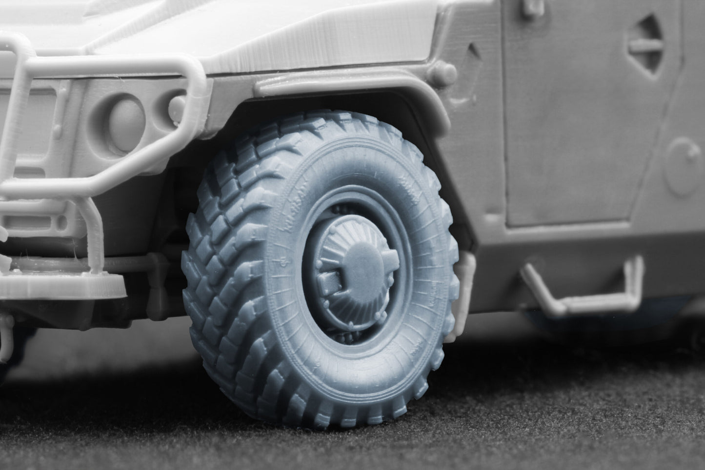 ScaleX GAZ Tiger Weighted Wheel Set For ACE 1:72 Model Kits