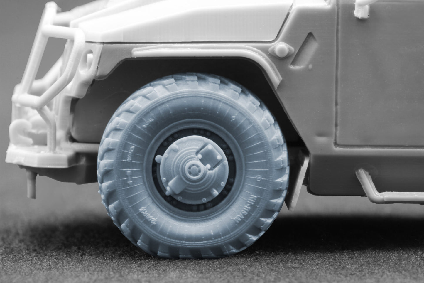ScaleX GAZ Tiger Weighted Wheel Set For ACE 1:72 Model Kits