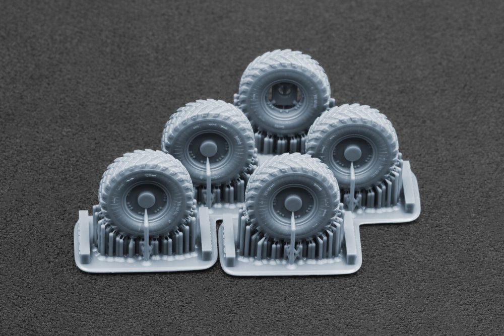 ScaleX GAZ Tiger Weighted Wheel Set For ACE 1:72 Model Kits
