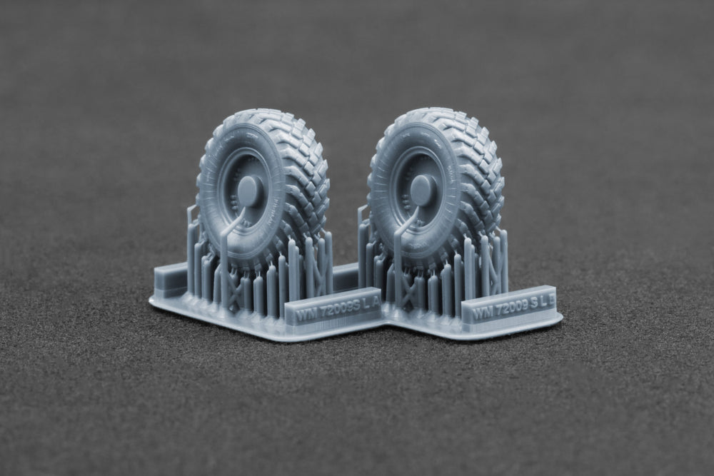 ScaleX GAZ Tiger Weighted Wheel Set For ACE 1:72 Model Kits