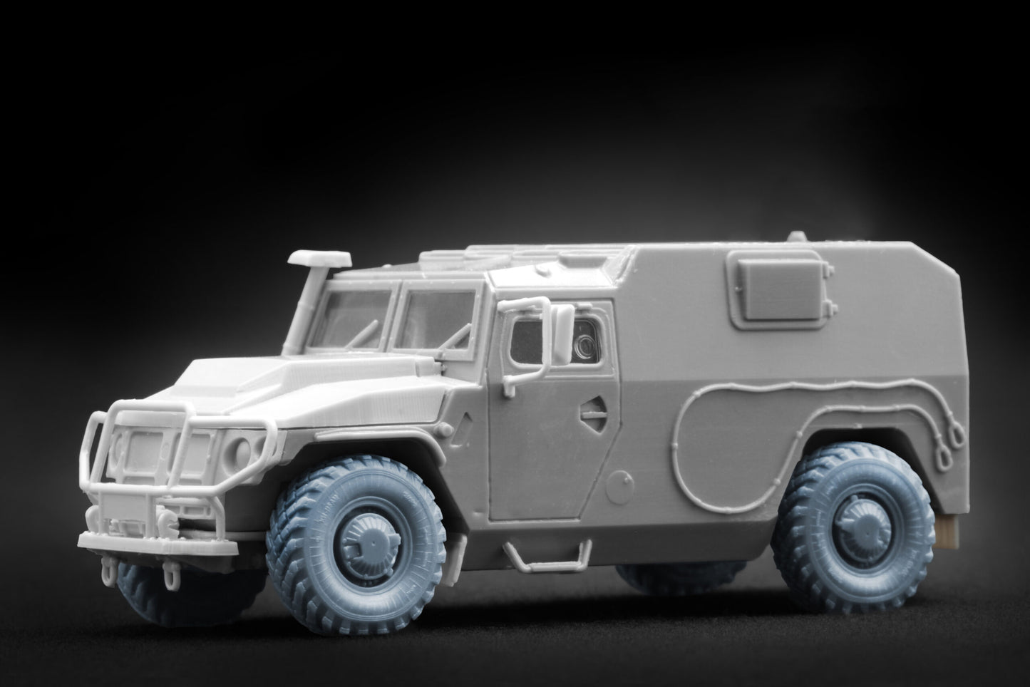 ScaleX GAZ Tiger Weighted Wheel Set For ACE 1:72 Model Kits