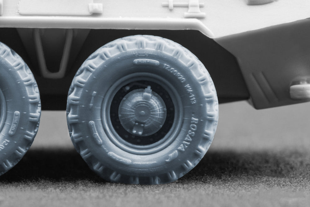 ScaleX BTR-80 APC "KI-113" Weighted Wheel Set For Trumpeter ACE 1:72 Model Kits