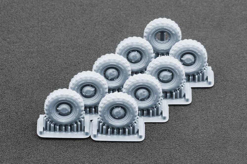 ScaleX BTR-80 APC "KI-113" Weighted Wheel Set For Trumpeter ACE 1:72 Model Kits