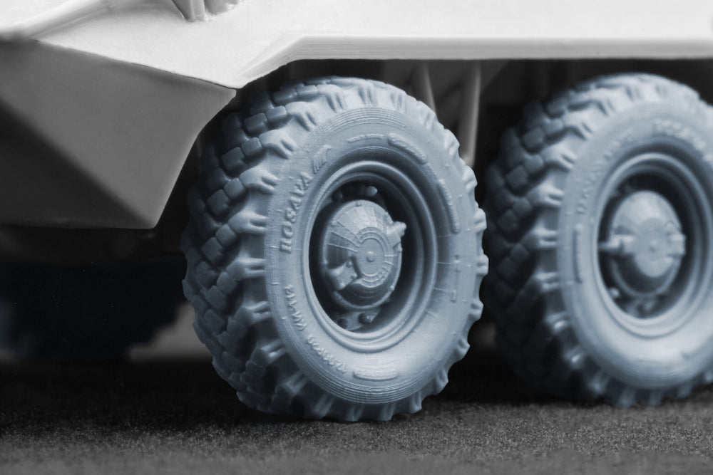 ScaleX BTR-80 APC "KI-113" Weighted Wheel Set For Trumpeter ACE 1:72 Model Kits