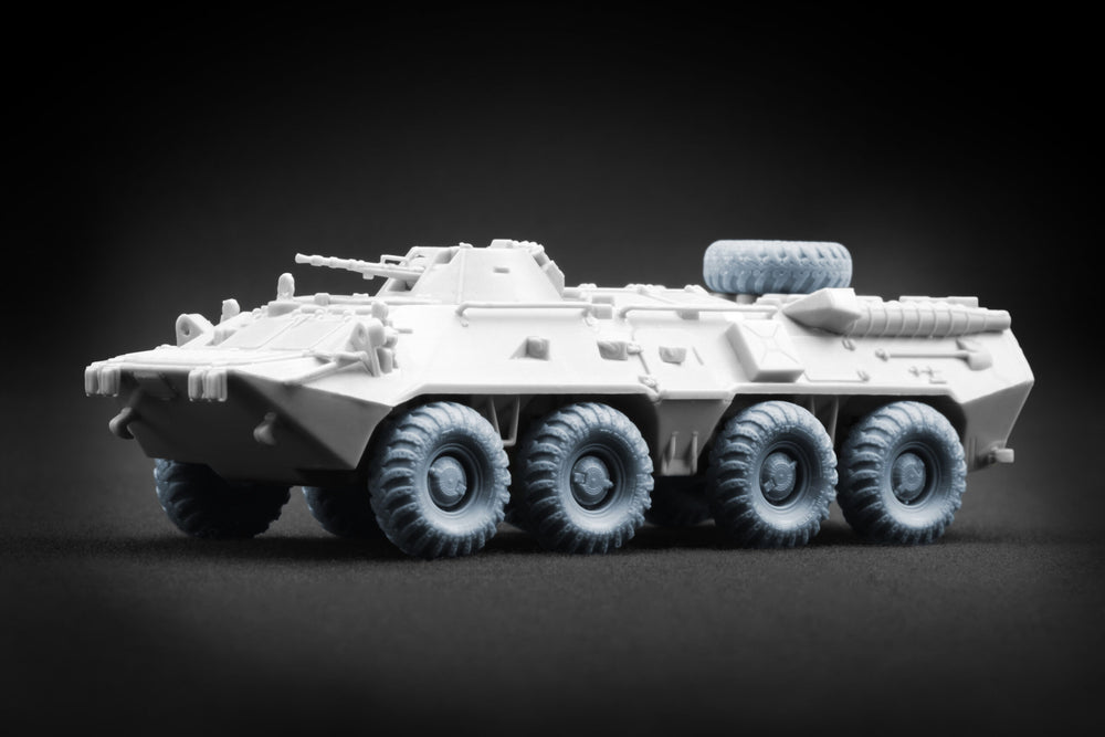 ScaleX BTR-80 APC "DT-126 Snaga" Weighted Wheel Set For Trumpeter ACE 1:72 Model Kits
