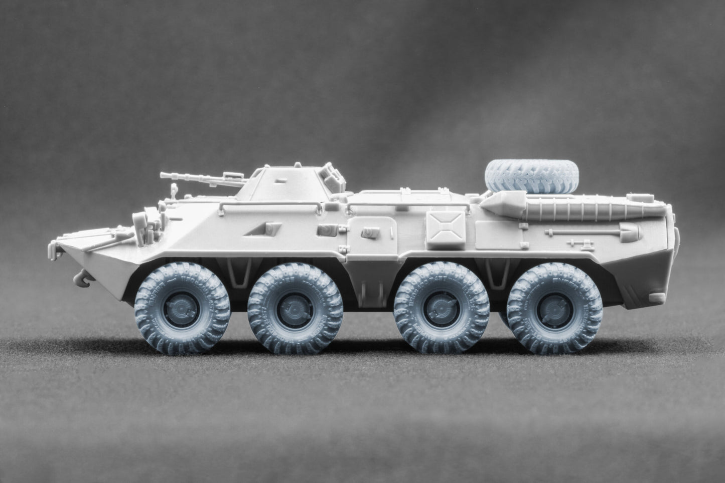 ScaleX BTR-80 APC "DT-126 Snaga" Weighted Wheel Set For Trumpeter ACE 1:72 Model Kits