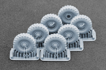 ScaleX URAL-4320 "_I-25" Weighted Wheel Set For Hobby Boss ICM 1:72 Model Kits