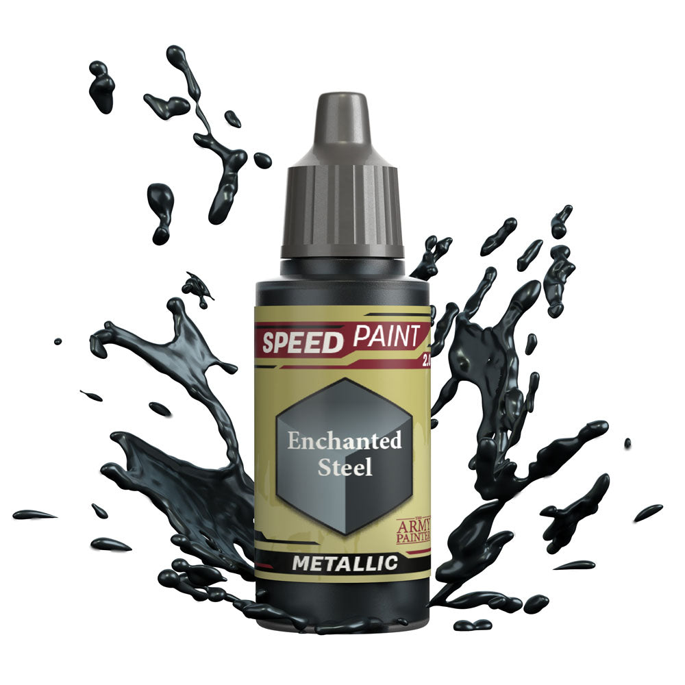 The Army Painter Speedpaint: Enchanted Steel 18ml Acrylic Paint WP2072