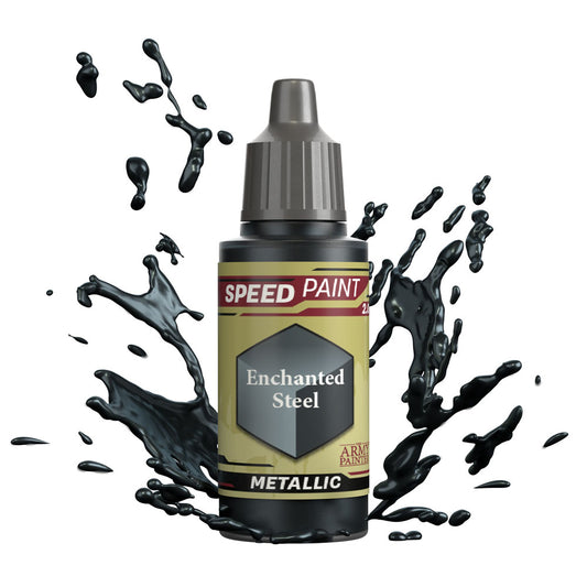 The Army Painter Speedpaint: Enchanted Steel 18ml Acrylic Paint WP2072