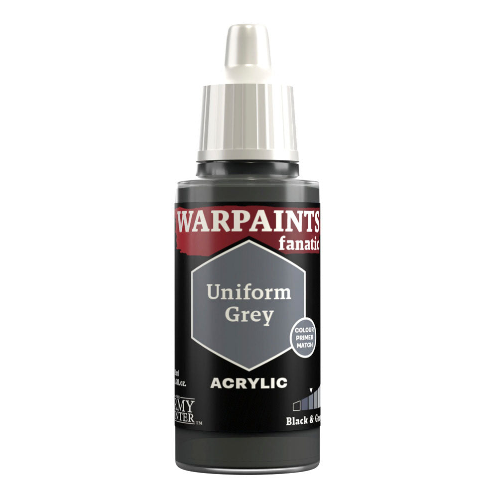 The Army Painter Warpaints Fanatic: Uniform Grey 18ml Acrylic Paint WP3003P