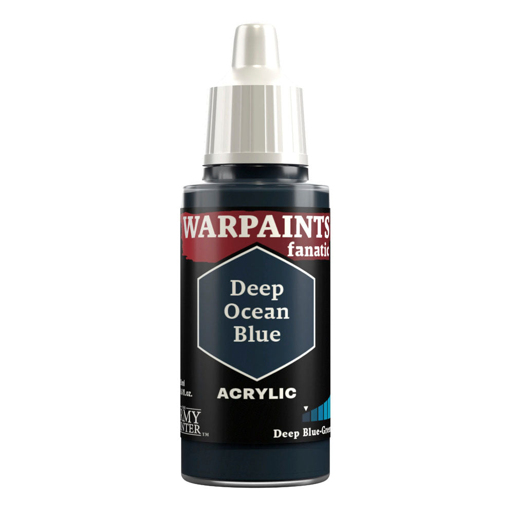 The Army Painter Warpaints Fanatic: Deep Ocean Blue 18ml Acrylic Paint WP3031P