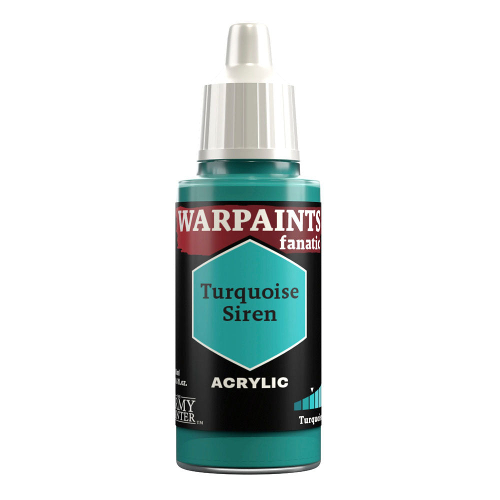The Army Painter Warpaints Fanatic: Turquoise Siren 18ml Acrylic Paint WP3039P