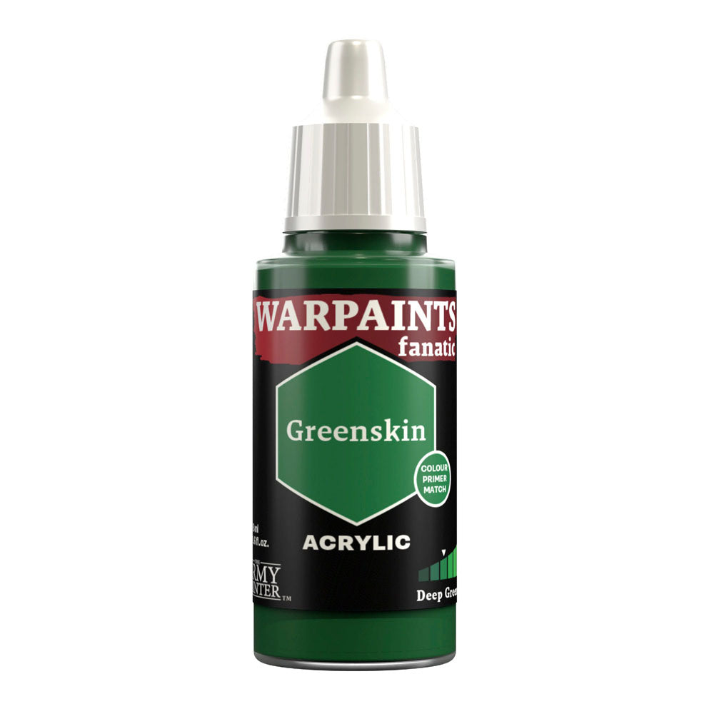 The Army Painter Warpaints Fanatic: Greenskin 18ml Acrylic Paint WP3051P
