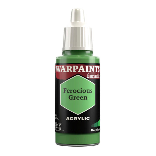 The Army Painter Warpaints Fanatic: Ferocious Green 18ml Acrylic Paint WP3054P