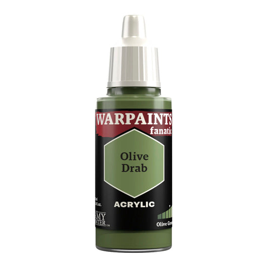 The Army Painter Warpaints Fanatic: Olive Drab 18ml Acrylic Paint WP3070P