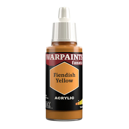 The Army Painter Warpaints Fanatic: Fiendish Yellow 18ml Acrylic Paint WP3092P