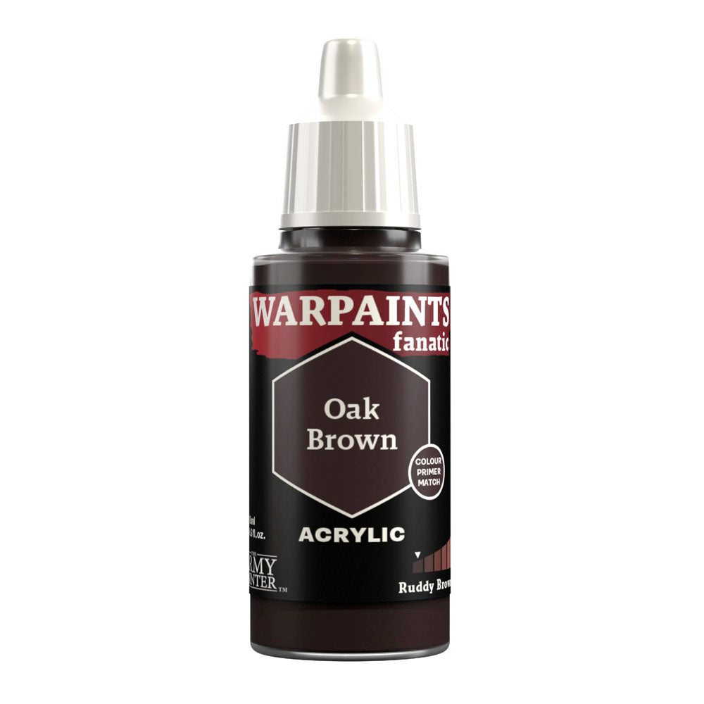 The Army Painter Warpaints Fanatic: Oak Brown 18ml Acrylic Paint WP3109P